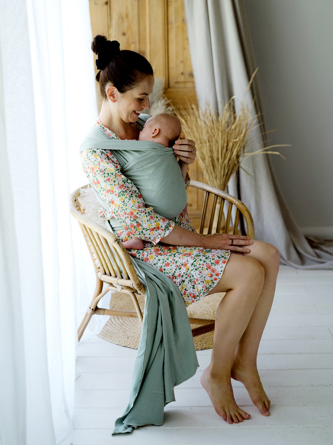 Écharpe porte-bébé extensible Salvia
