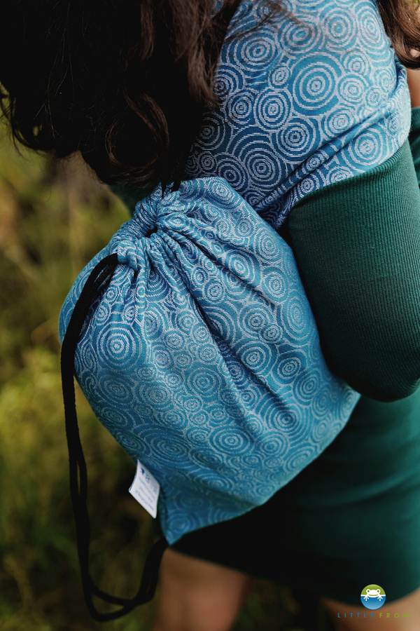 Drawstring Bag for wrap/sling - Bubbles