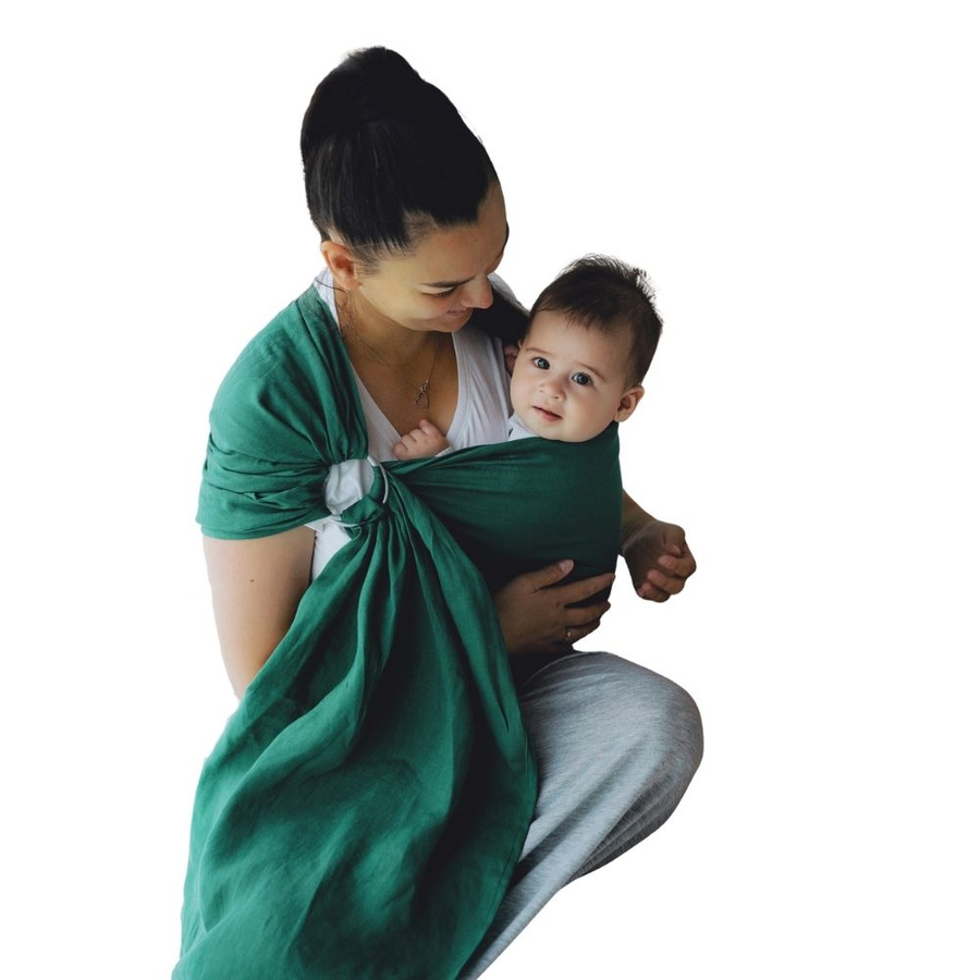 Ring sling Pure Linen Pine - size S (1,7 m)