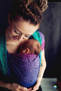 Baby Sling Dark Aurora Cube size 9