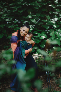 Bamboo Misty Zircon M – colour and softness for everyday babywearing