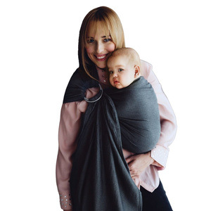 Écharpe ring sling graphite Slate Moonstone M – une solution pratique pour les parents