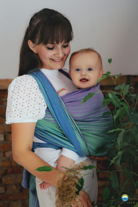 Baby Sling Bamboo Sodalite size 7 /2nd grade