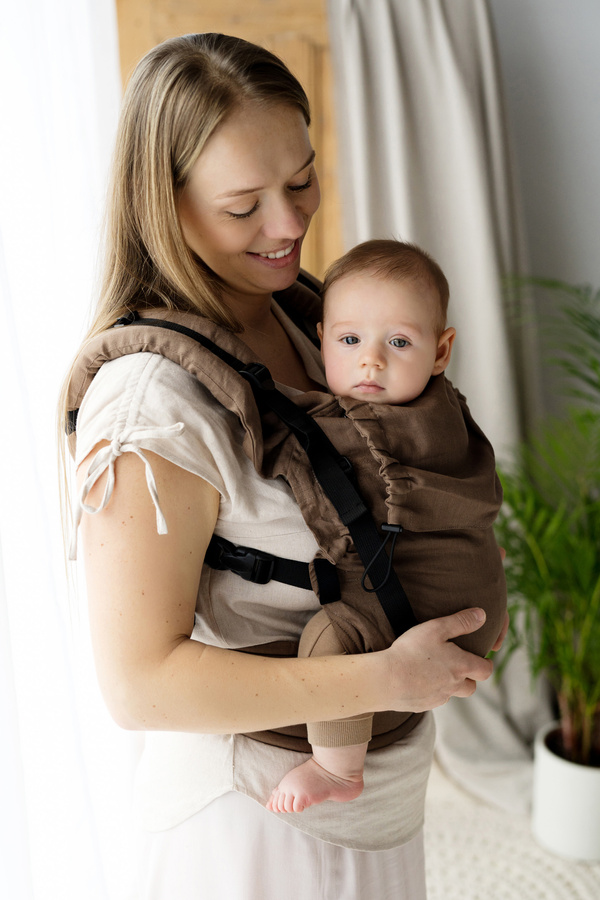 Baby Carrier Prime Pure Linen Bali Wood DEMO