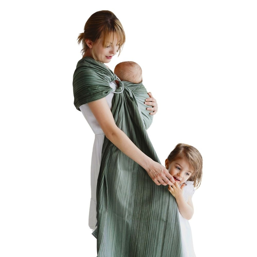 Ring Sling Bamboo Verdelit - taille M (2m)