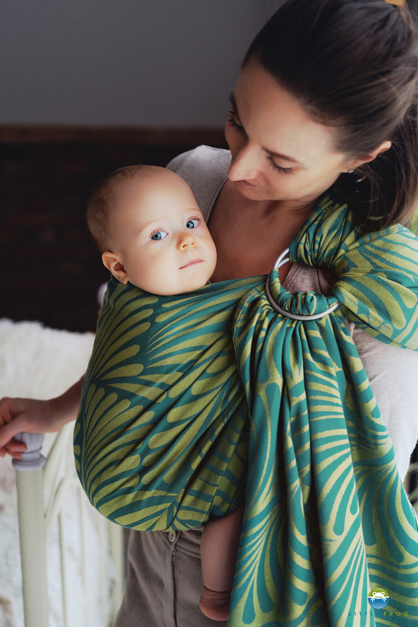 Ring Sling Spring Plumes - taille S (1,7 m) /2e choix