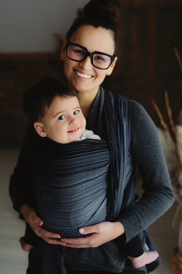 Baby Sling Hematite size 7