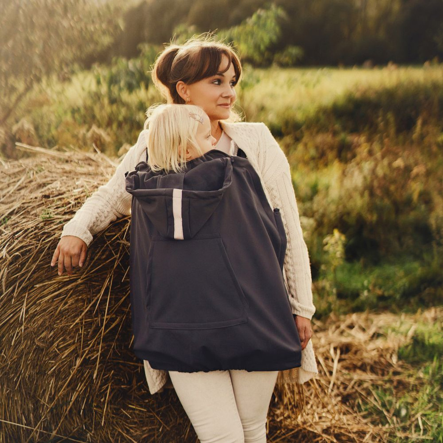 Babywearing Cover (softshell) - Slate