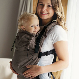 Porte-bébé en lin Prime - Pure Linen Frappe