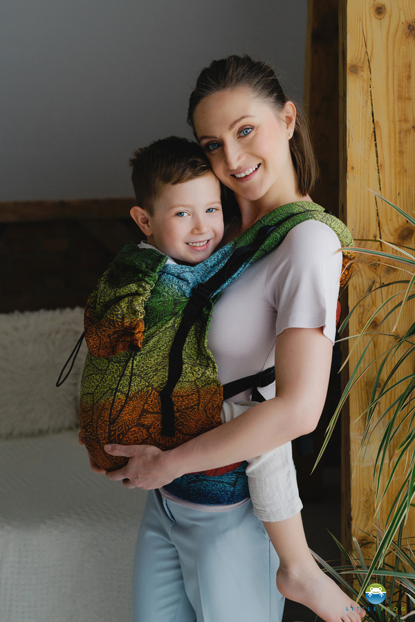 Porte-bébé Preschooler - Prismatic Dahlias