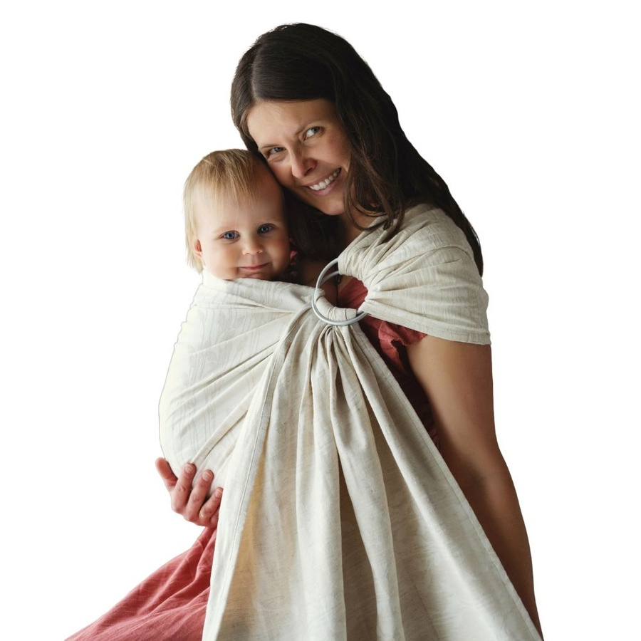 Ring Sling Linen Summer Meadow - taille S (1,7 m)