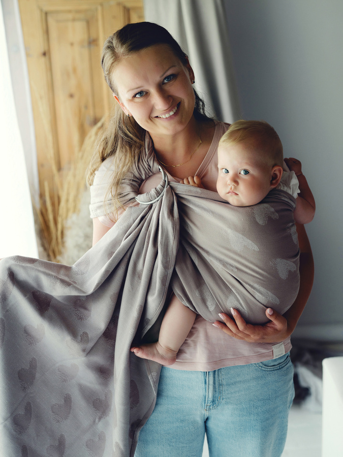 Ring Sling TENCEL™ Hazy Love Drift - taille S (1,7m)