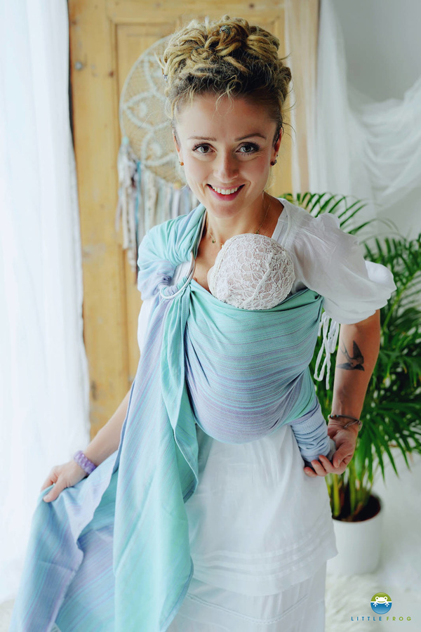 Ring sling Bamboo Larimar - size S (1,7m)