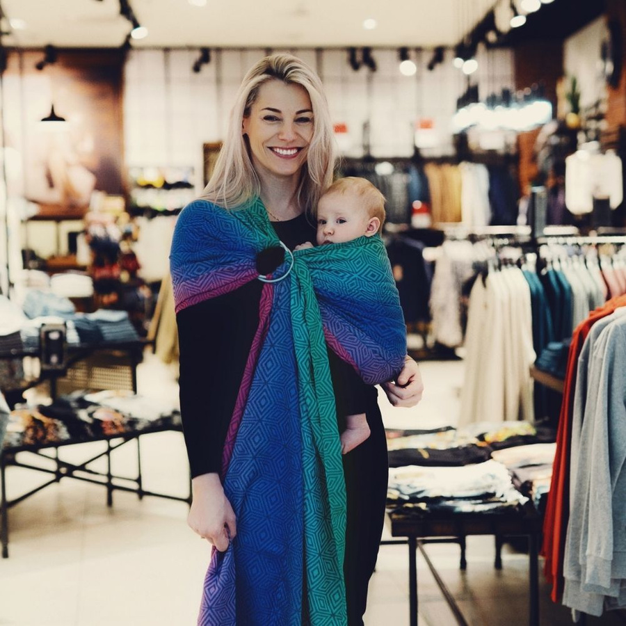 Ring Sling TENCEL™ Aurora Cube size M (2 m)