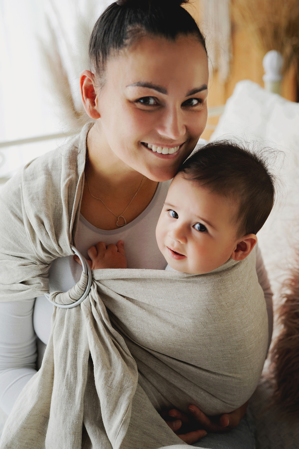Ring sling Pure Linen Sandstorm - size S (1,7 m) DEMO
