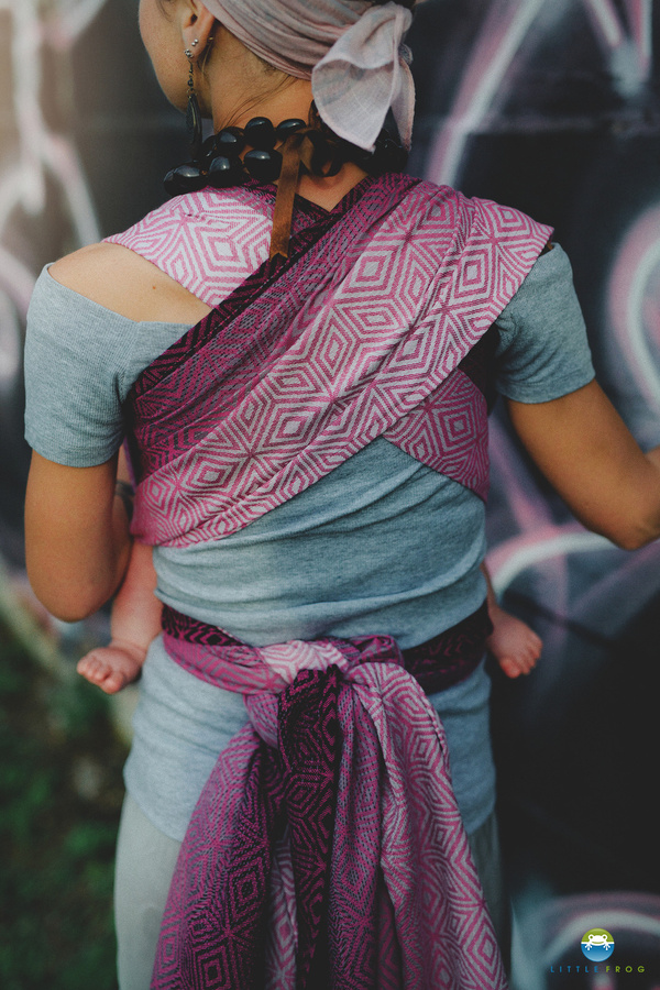 Baby Sling TENCEL™ Peony Cube size 6