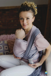 Baby Sling Lovely Lavender size 7 /2nd grade