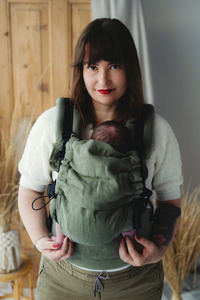 Porte-bébé en lin Prime - Pure Linen Grove