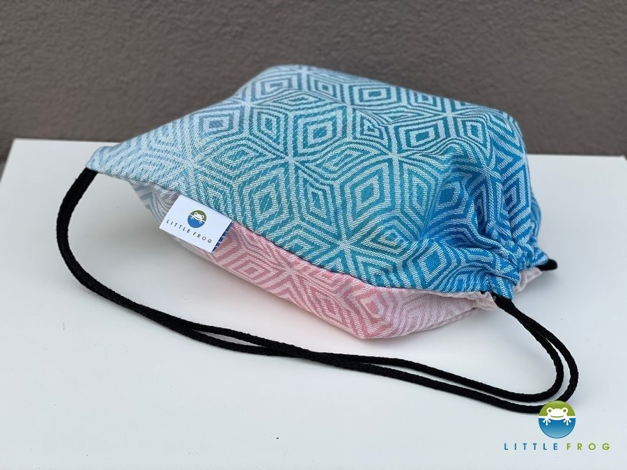 Drawstring Bag for wrap/sling - Elafonisi Cube