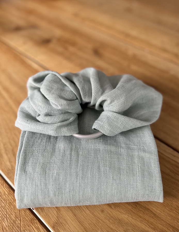 Ring sling Pure Linen Mint- size M (2,0 m)