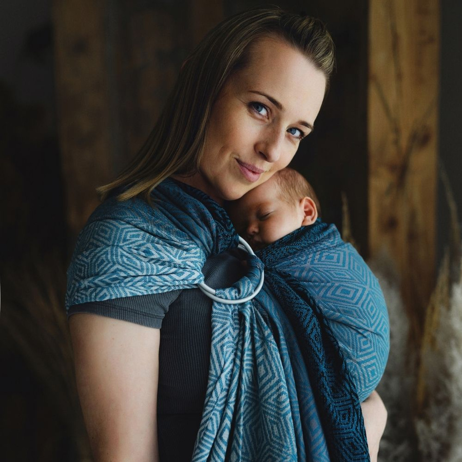 Ring Sling TENCEL™ Atmosphere Cube - taille L (2,3m)