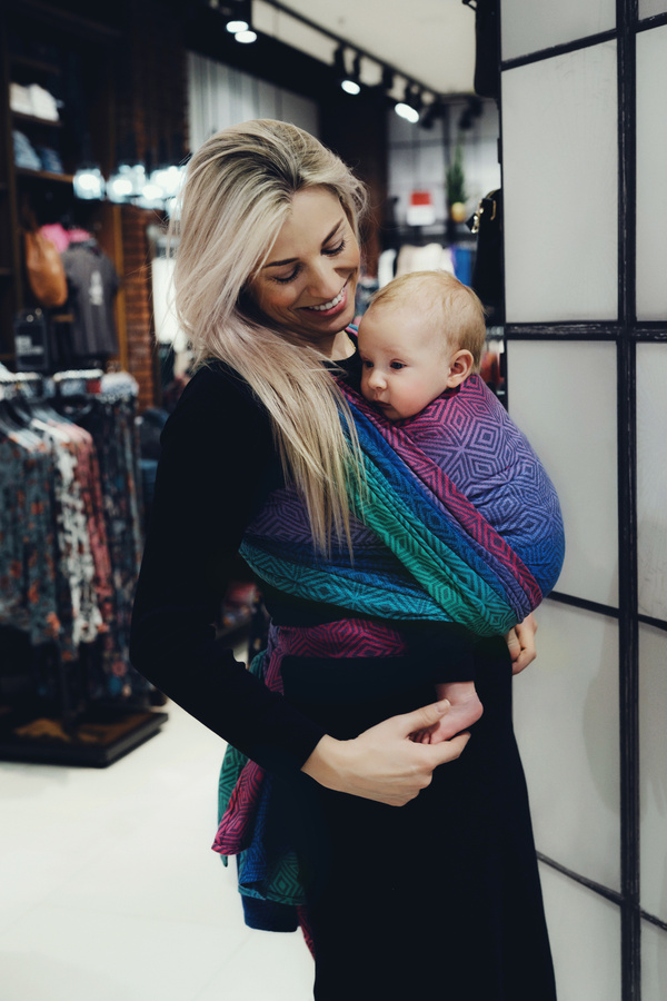 Baby Sling TENCEL™ Aurora Cube size 5