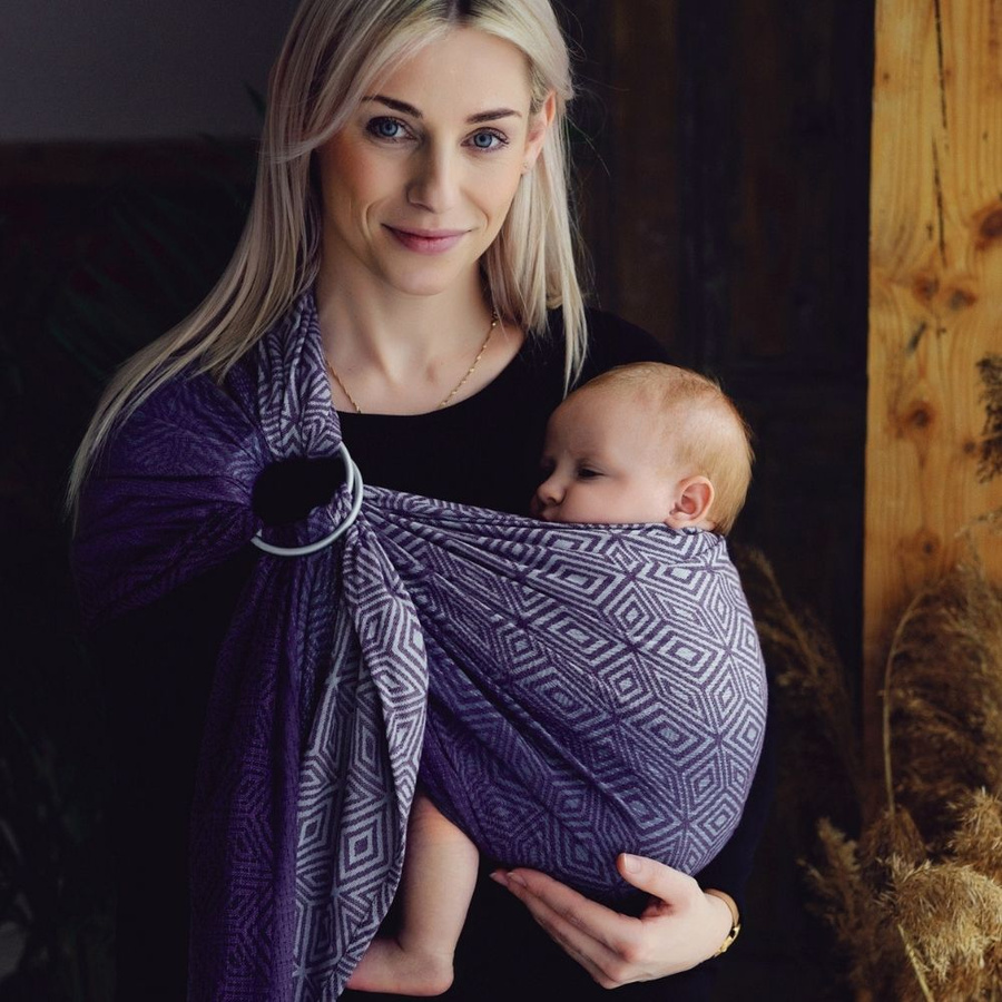 Ring Sling TENCEL™ Iris Cube - taille M (2m)