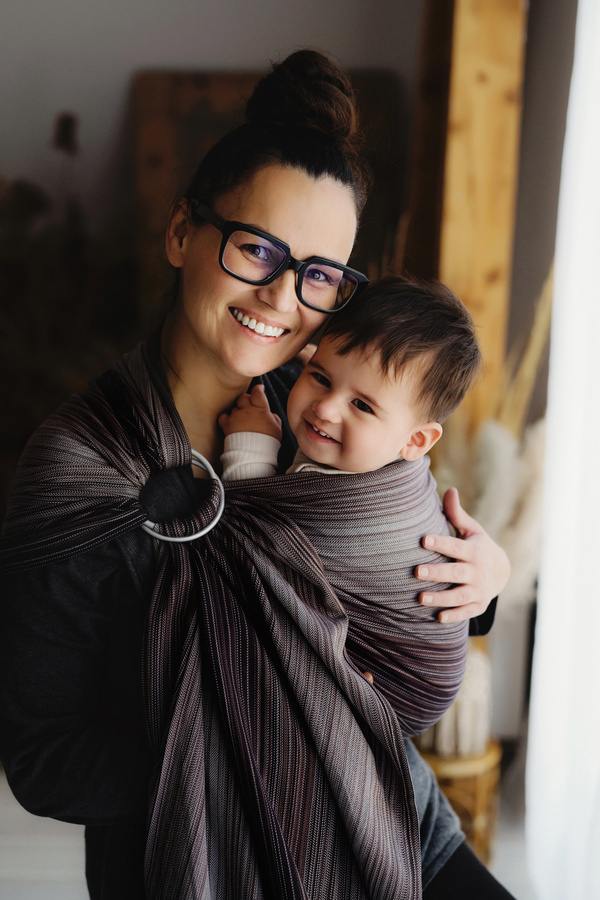 Brown Bronzite ring sling M – natural closeness always at hand