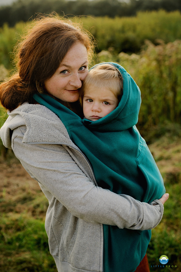 Babywearing Cover (Fleece) - Teal
