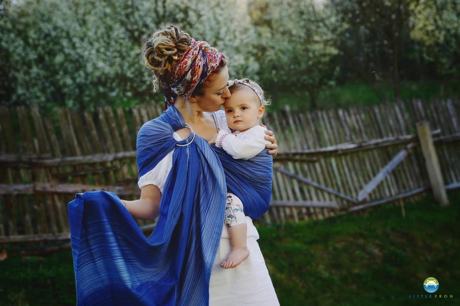 Ring sling Sapphire - size M (2m) /2nd class