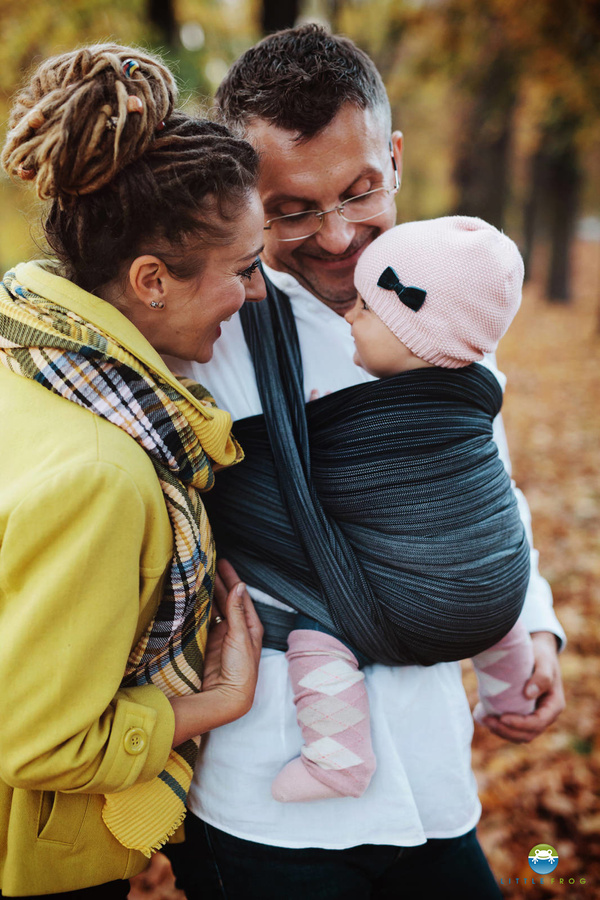 Little Frog Baby Sling - Hematite size 3