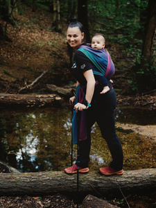 Baby Sling Bamboo Misty Zircon size 6 /2nd grade