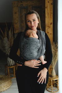 Écharpe de portage Linen Night Wildness - taille 5