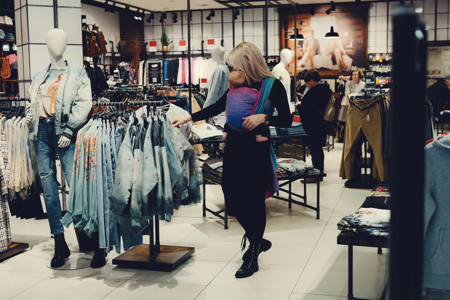 Écharpe de portage TENCEL™ Aurora Cube taille 5 /2e choix