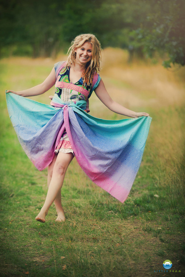 Baby Sling Linen Aurora Cube size 6 /2nd class