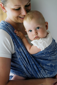 Baby Sling Linen Lotus Breeze size 4