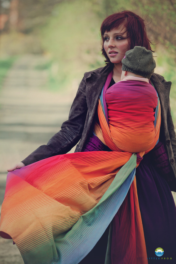 Écharpe de portage Ammolite in Love - taille 5 /2e choix