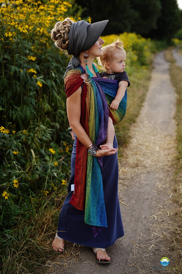 Ring Sling Rainbow Harmony - taille M (2 m) /2e choix