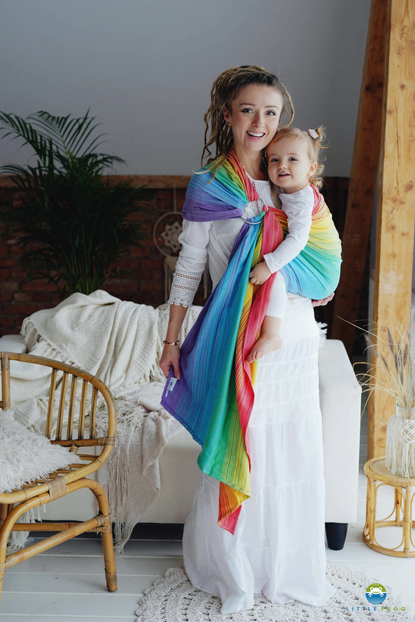 Ring sling TENCEL™ Daisy Agate - size M (2m) /2nd class