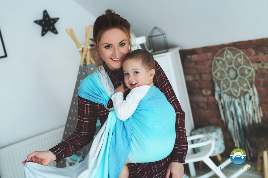 Little Frog ring sling - Lazurite - size M (2,1 m)