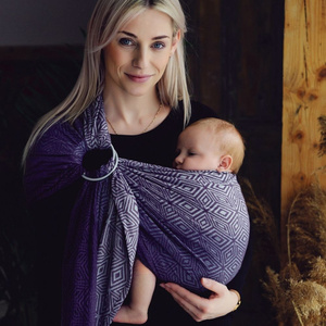 Ring Sling TENCEL™ Iris Cube - taille M (2m) /2e choix
