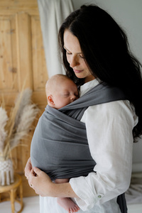 Stretchy Baby Sling Lava