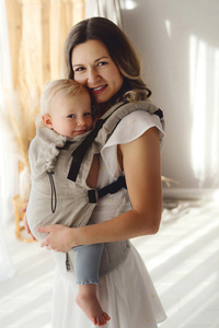 Porte-bébé en lin Prime - Pure Linen Dune