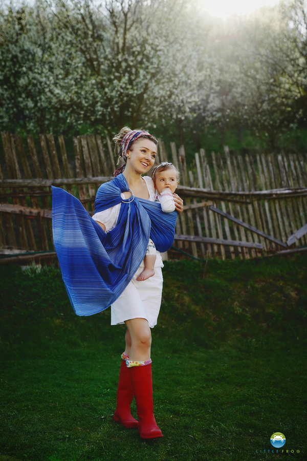 Ring sling Sapphire - size M (2m) /2nd class