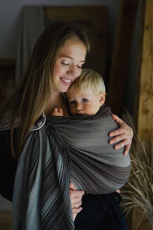 Ring Sling Brown Path - taille M (2 m)/2e choix