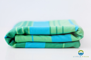 Woven wrap Little Frog - Turquoise -size 6