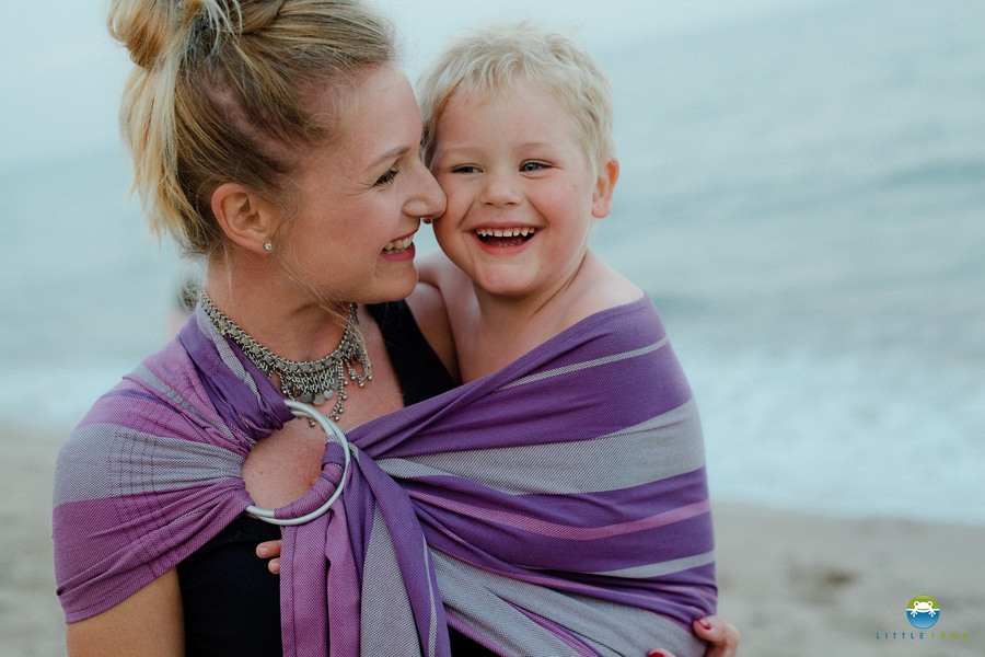 Ring Sling Bamboo Amethyst - taille S (1,7m)/2e choix