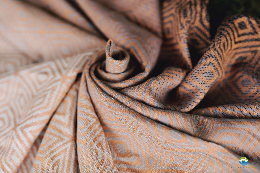 Écharpe de portage TENCEL™ Foxy Cube - taille 6 /2e choix