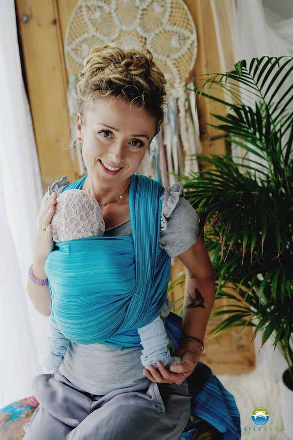 Écharpe de portage Aquamarine - size 8