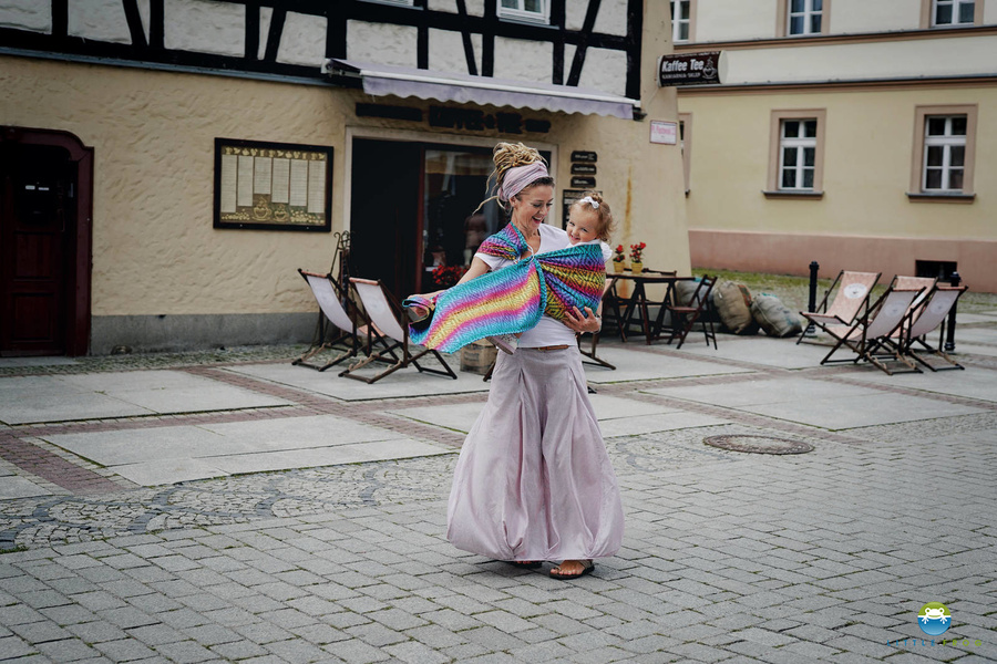 Ring sling Prismatic Ethno - size S (1,7 m)